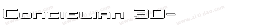 Concielian 3D字体转换